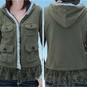 Zip up hoodie jacket
